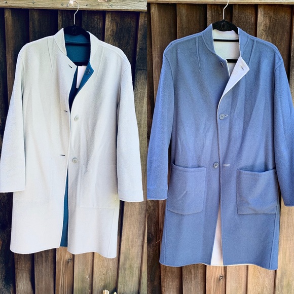 Nwt 525 Theory Alma Reversible Coat 